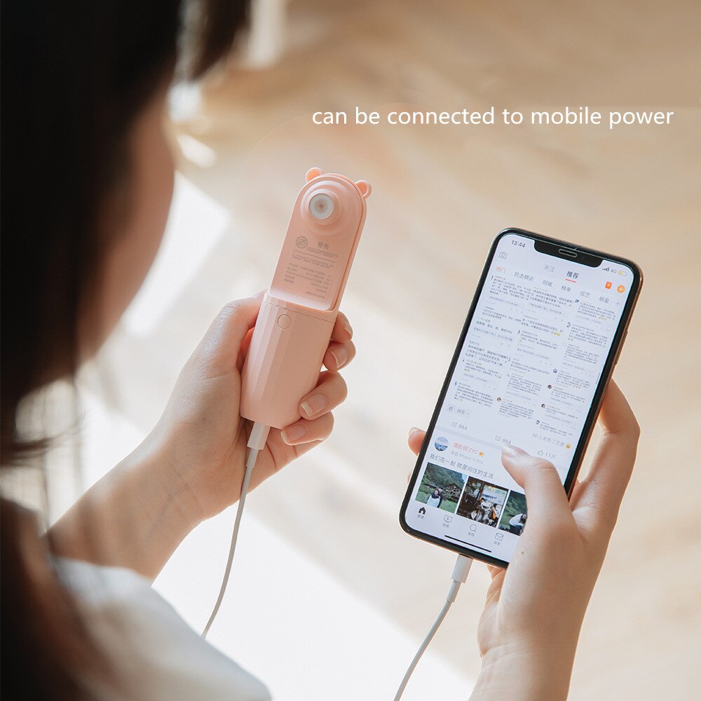 "Cutie Bear" Personal Handheld Fan with Powerbank