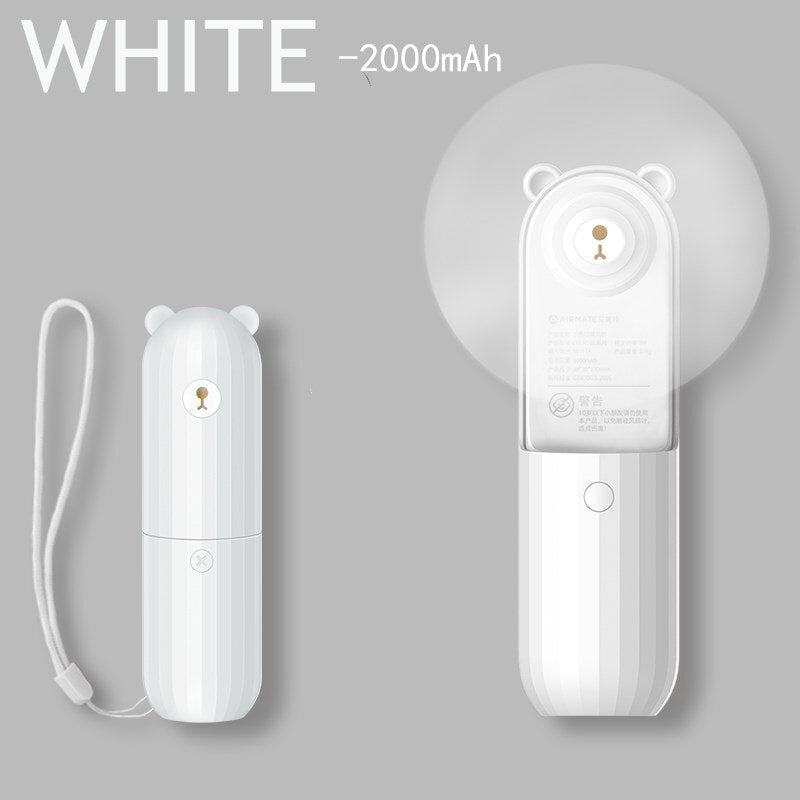 "Cutie Bear" Personal Handheld Fan with Powerbank