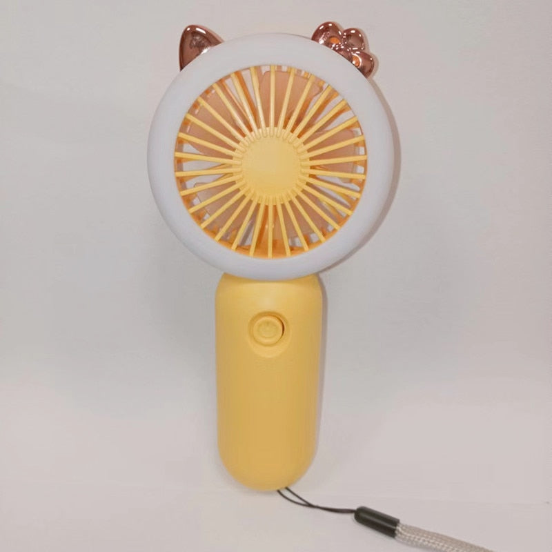 "LED Cat" Personal Handheld Fan