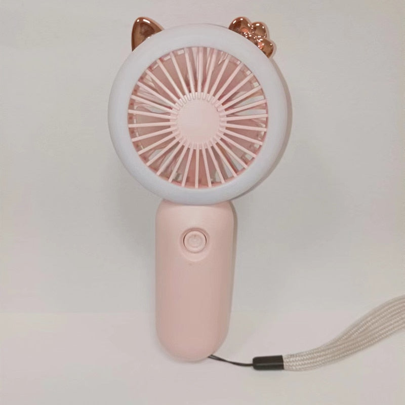 "LED Cat" Personal Handheld Fan