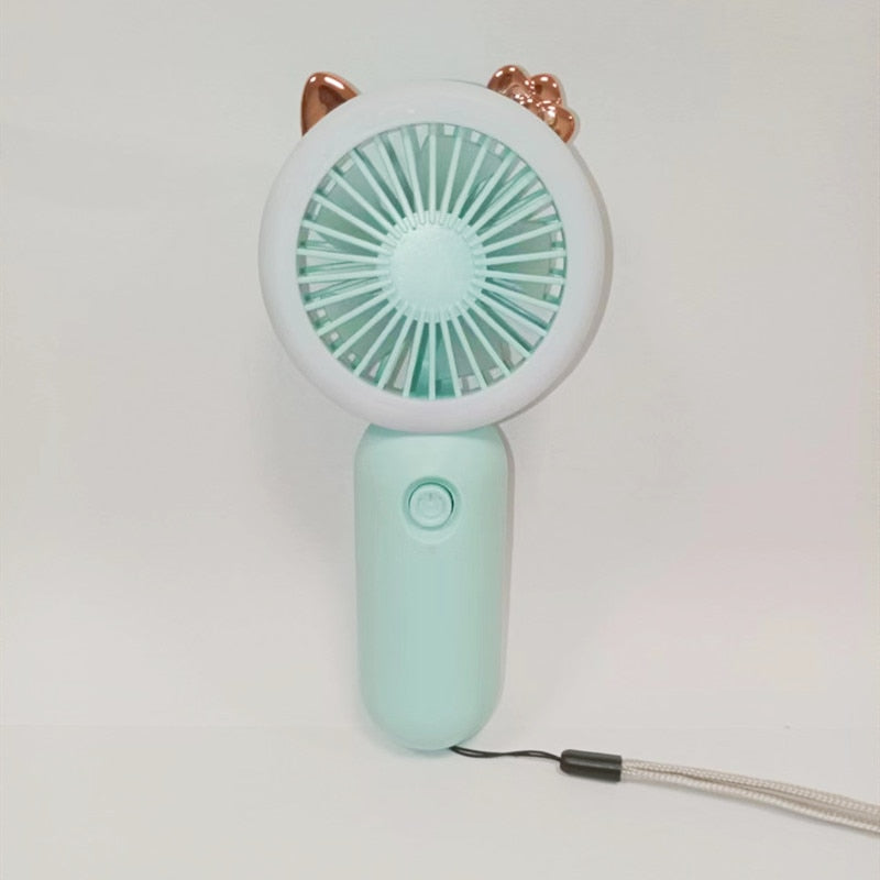 "LED Cat" Personal Handheld Fan