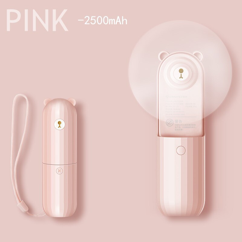 "Cutie Bear" Personal Handheld Fan with Powerbank