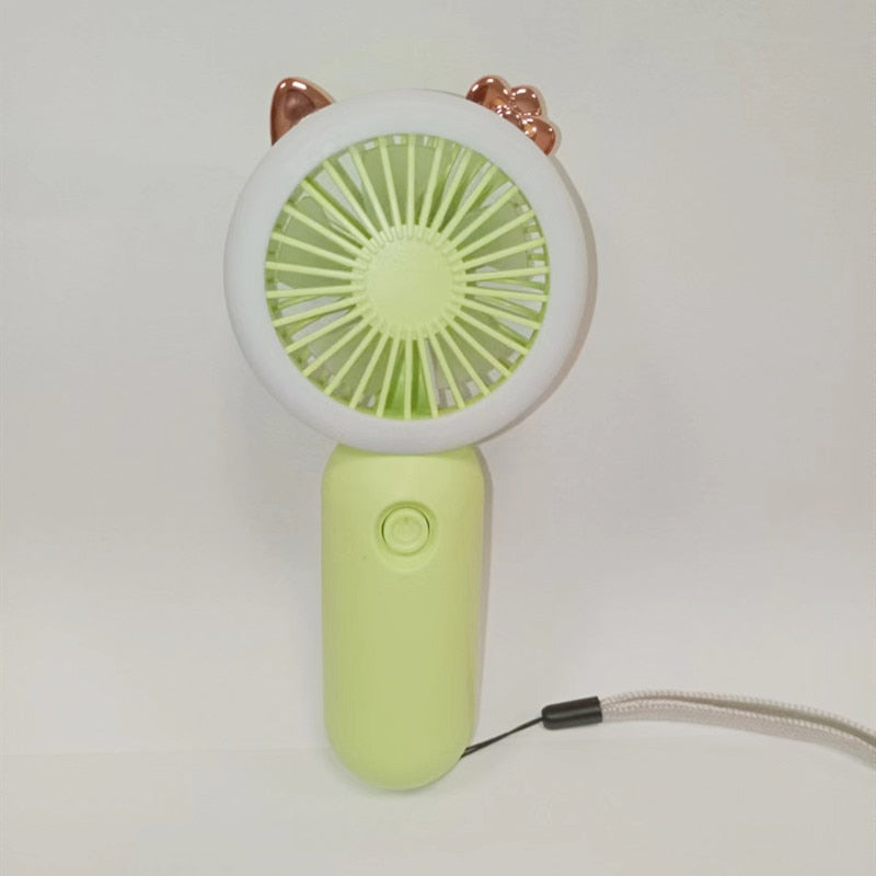 "LED Cat" Personal Handheld Fan